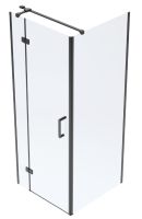 Душова кабіна Volle Sota 90-C 90x90 (Профіль - чорний, скло - прозоре) 1038.124503