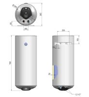 Накопичувач водонагрівач Thermo Alliance Spectra slim 50 л SV0503616DS