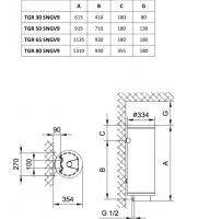 Накопичувальний водонагрівач Tiki TGR80S Prime MS 80V9 700133