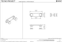 Гачок для ванної Sonia Tecno Project Black чорний матовий 172320