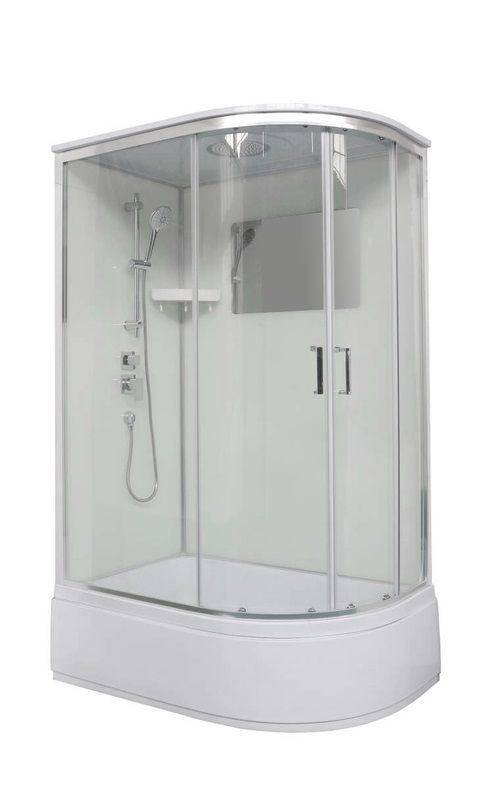 Душовий бокс Veronis 120x80 (Профіль - хром, скло - прозоре) BV-3-120 (L)