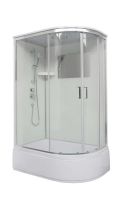 Душовий бокс Veronis 120x80 (Профіль - хром, скло - прозоре) BV-3-120 (L)
