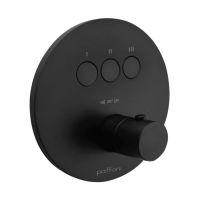 Душова система прихованого монтажу Paffoni Shower чорний матовий KITCPT019NO225