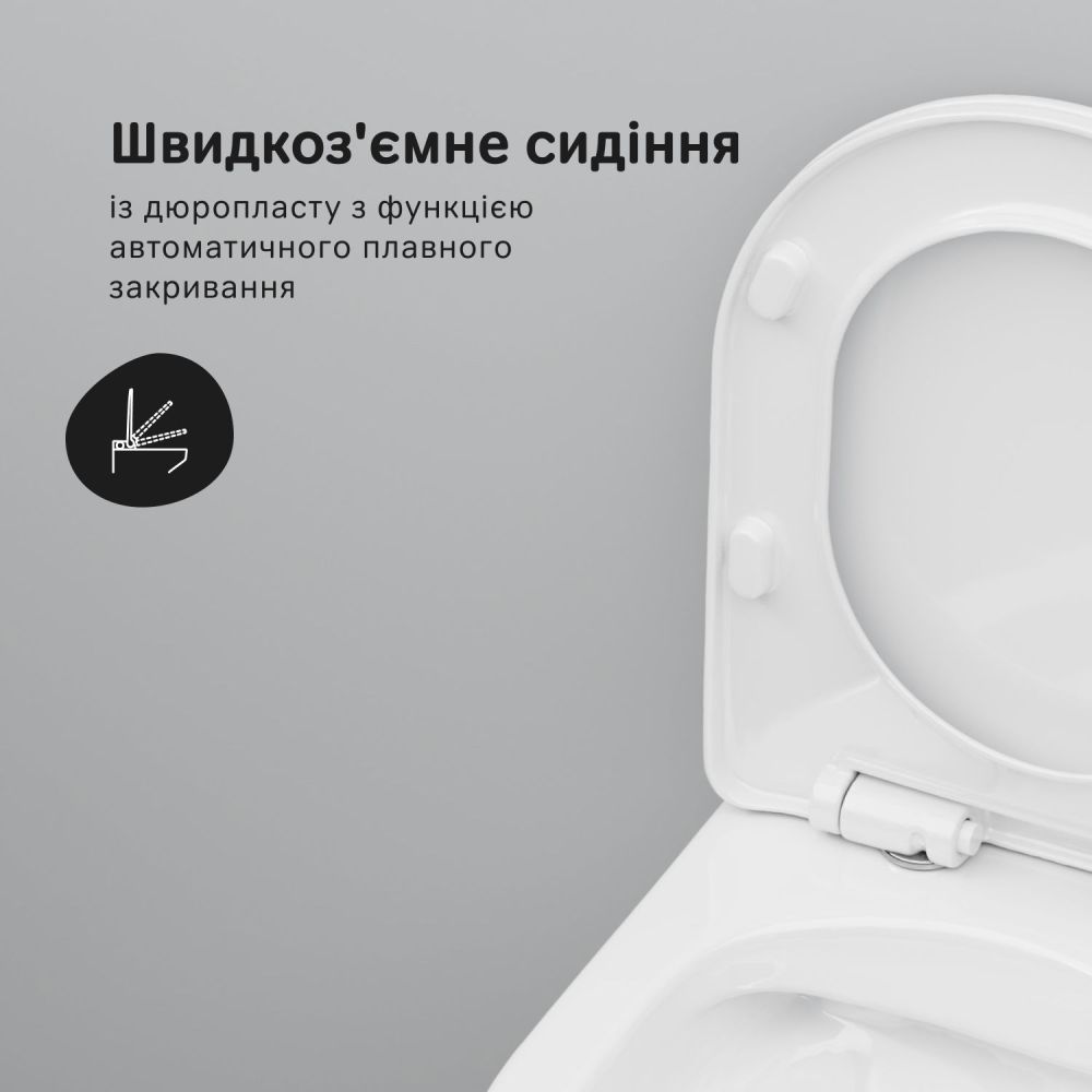 Унитаз подвесной Am.Pm X-Joy S C85A1703SC с сиденьям Soft Сlose
