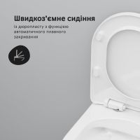 Унитаз подвесной Am.Pm X-Joy S C85A1703SC с сиденьям Soft Сlose