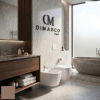 Унітаз підвісний DiMARCO Katherina Vortex білий глянсовий DM2A006WH із сидінням Soft Close