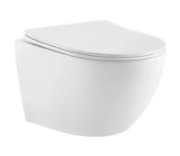 Унітаз підвісний Ravak WC Concept Oval RimOFF RKUM000009 із сидінням Soft Close