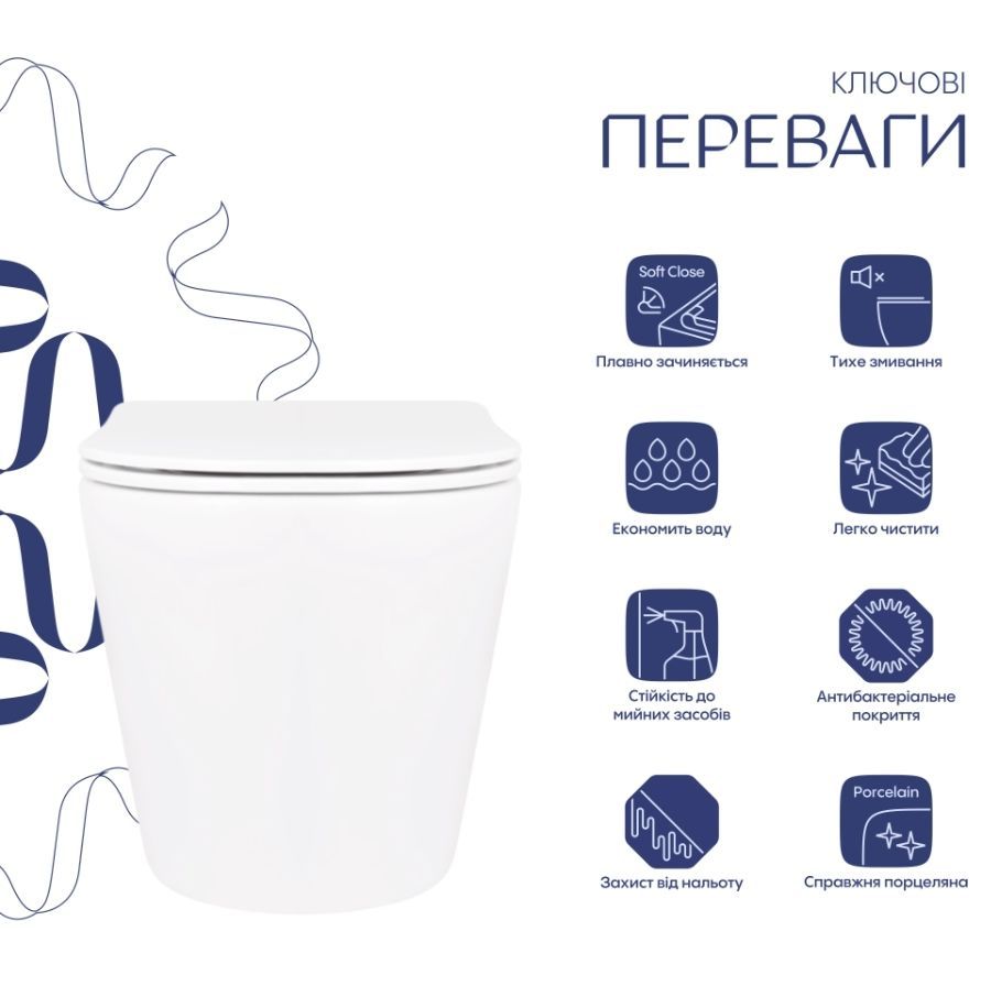 Інсталяція Koller Pool Dune 1200SL з кнопкою Neon хром глянцевий + Унітаз підвісний Qtap Crow Ultra Quite QT05335171W з сидінням Soft Close