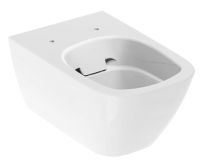 Інсталяція Geberit Duofix 458.103.00.2 з клавішею Delta50 + Унітаз підвісний Geberit Smyle Square 500.683.00.2 з сидінням Soft Close