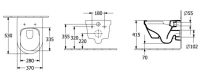 Унитаз подвесной Villeroy & Boch Architectura DirectFlush TwistFlush 4694CL01 с сиденьям Soft Close