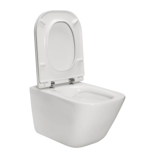 Унитаз подвесной Roca Gap Clean Rim A34H470000 с сиденьем Slim Soft Close