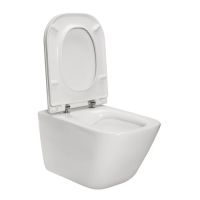 Унитаз подвесной Roca Gap Clean Rim A34H470000 с сиденьем Slim Soft Close