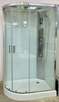 Гідромасажний бокс Veronis 120x80 (Профіль - хром, скло - прозоре) BN-4-120 R