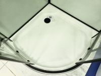 Гідромасажний бокс Veronis 100x100 (Профіль - чорний, скло - прозоре) BN-2-100
