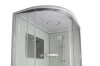 Душовий бокс Veronis 120x80 (Профіль - хром, скло - прозоре) BV-3-120 (L)