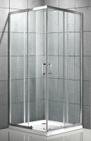 Душова кабіна Veronis FLEX-7-15 110-120х90-100 см (Профіль - хром, скло - прозоре) без піддона