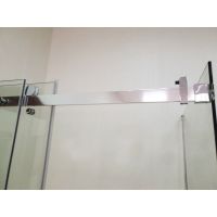 Душова кабіна Veronis KN-8-18 120х80 (Профіль - хром, скло - прозоре) з піддоном
