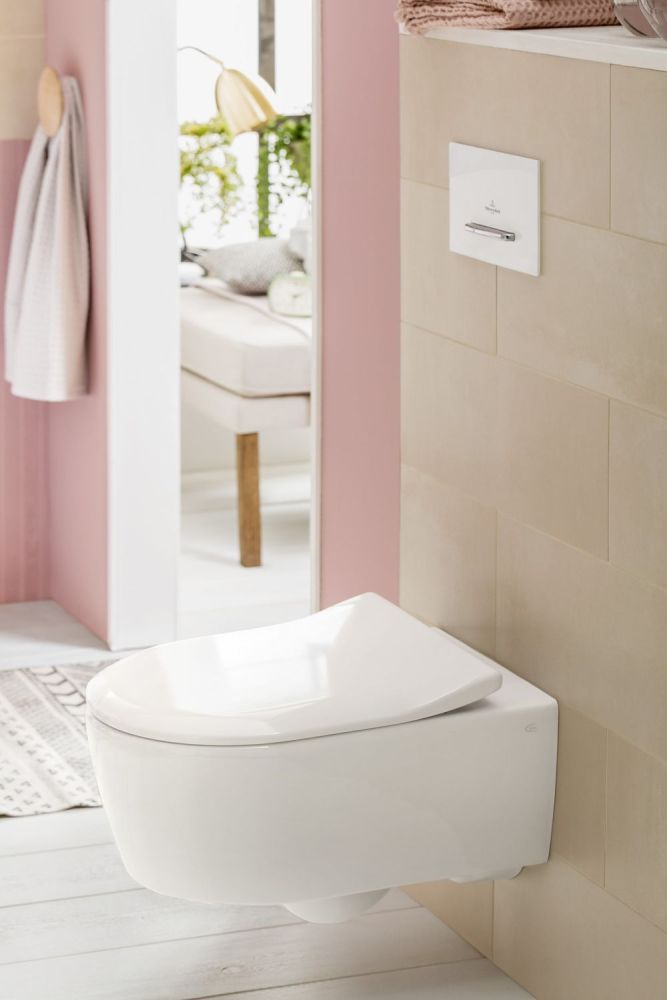 Унітаз підвісний Villeroy&Boch Avento 5656RS01 з сидінням Slim Soft Close