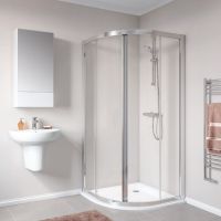 Душова кабіна Geberit Geo 90х90 (Профіль - хром, скло - прозоре) 560.121.00.2