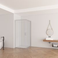 Душова кабіна Ravak Domospa SLRV2-90 (Профіль — хром, скло — прозоре) RKUC500028