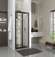 Душові двері Koller Pool Line Pro 90 см (Профіль - чорний, скло - прозоре) 1538172445