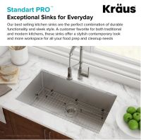 Кухонна мийка Kraus Standart PRO нержавіюча сталь KHU100-26