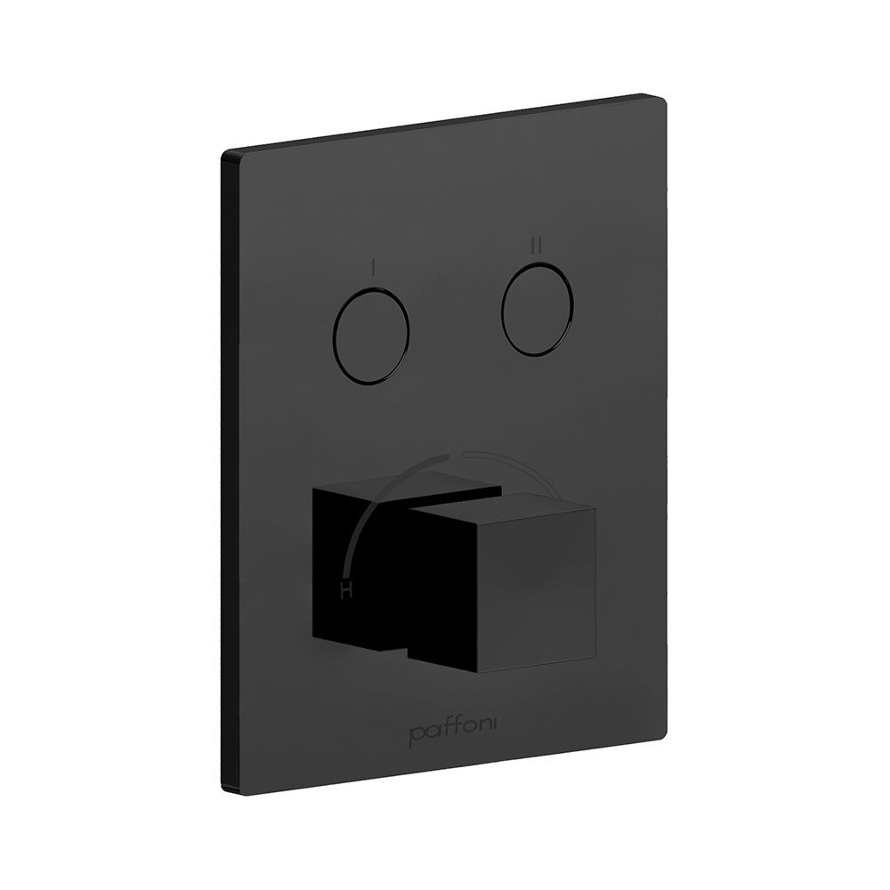 Душова система прихованого монтажу Paffoni Compact Box черний матовий KITCPM518NO