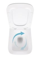 Інсталяція Geberit Duofix 2 в 1 458.103.00.1 + Унітаз підвісний Qtap Crow Ultra Quite QT05335171W з сидінням Soft Close