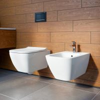 Інсталяція Geberit Duofix 458.103.00.2 з клавішею Delta50 + Унітаз підвісний Geberit Smyle Square 500.683.00.2 з сидінням Soft Close