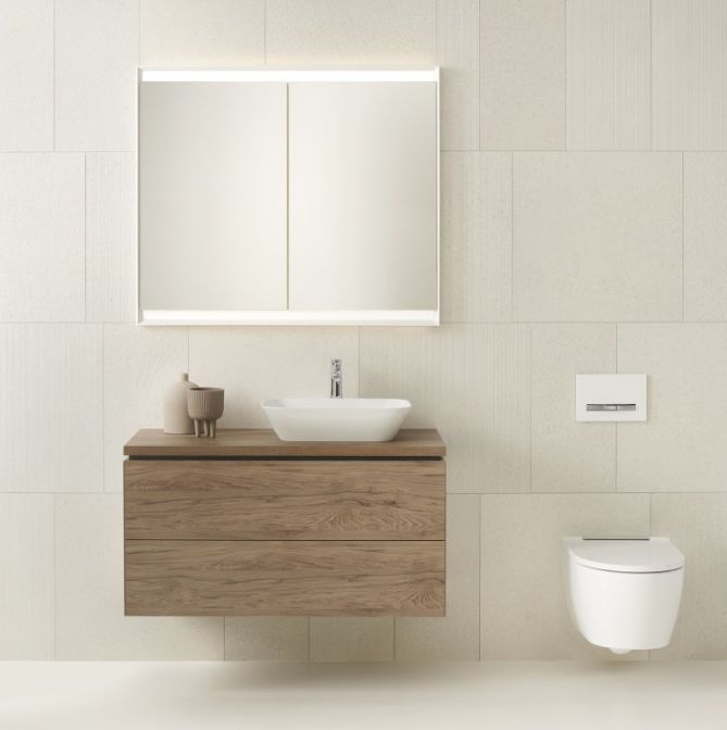 Унитаз подвесной Geberit One белый матовый 500.202.JT.1 с сиденьем Soft Close