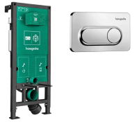 Інсталяція для унітазу Hansgrohe iFrame Universal 99002000 з клавішею Original S хром