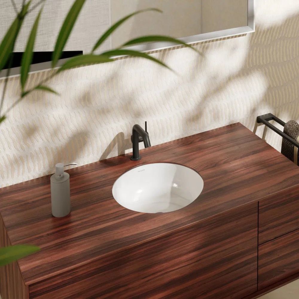 Раковина врезная Hansgrohe Xuniva S 35 см белый глянцевый 60151450