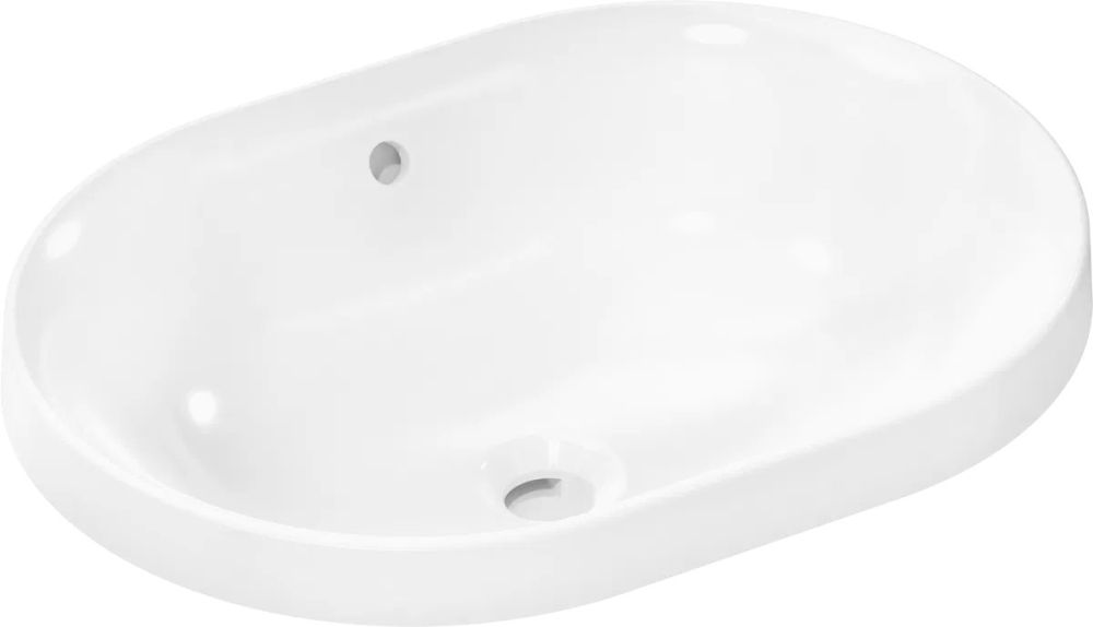Раковина врезная Hansgrohe Xuniva U 55 см белый глянцевый 60157450