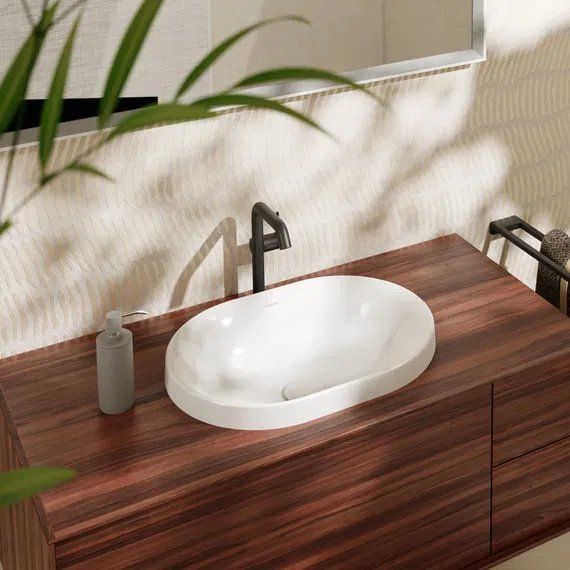 Раковина врезная Hansgrohe Xuniva U 55 см белый глянцевый 60157450