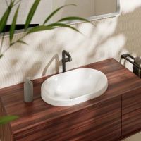 Раковина врезная Hansgrohe Xuniva U 55 см белый глянцевый 60157450