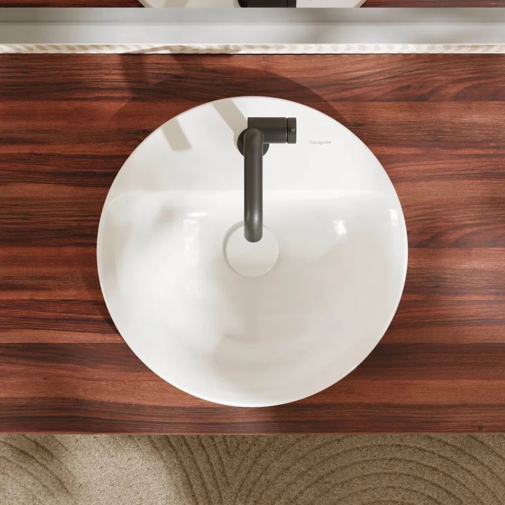 Раковина накладна Hansgrohe Xuniva S 45 см білий глянцевий 60159450