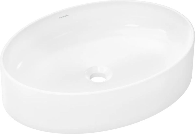Раковина накладна Hansgrohe Xuniva D 55 см білий глянцевий 60165450
