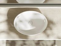 Раковина накладна Hansgrohe Xuniva D 55 см білий глянцевий 60165450