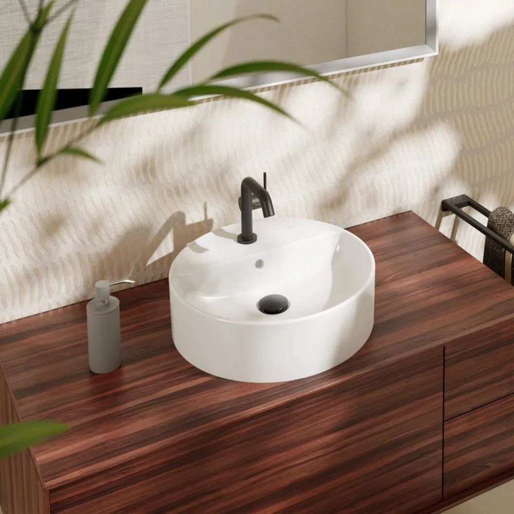Раковина накладна Hansgrohe Xuniva S 45 см білий глянцевий 60169450