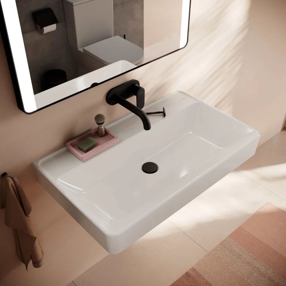 Раковина підвісна Hansgrohe Xanuia Q 80 см білий глянцевий 60228450