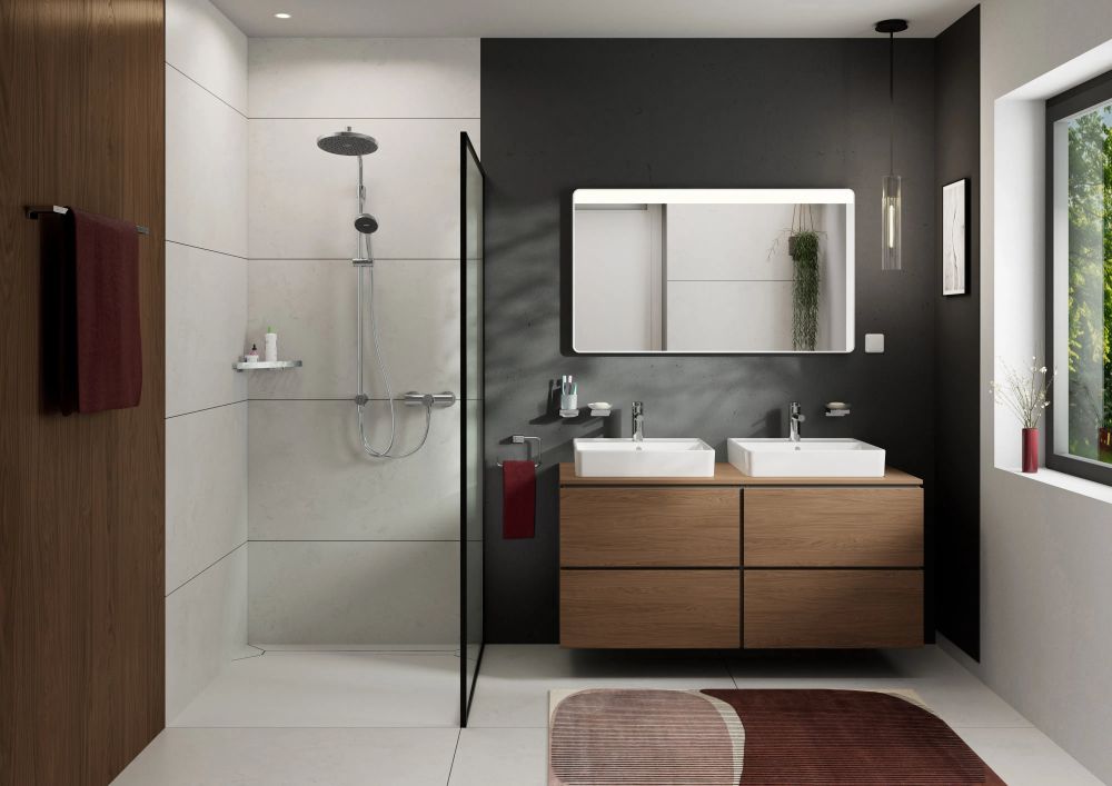 Раковина підвісна Hansgrohe Xanuia Q 55 см білий глянцевий 60238450