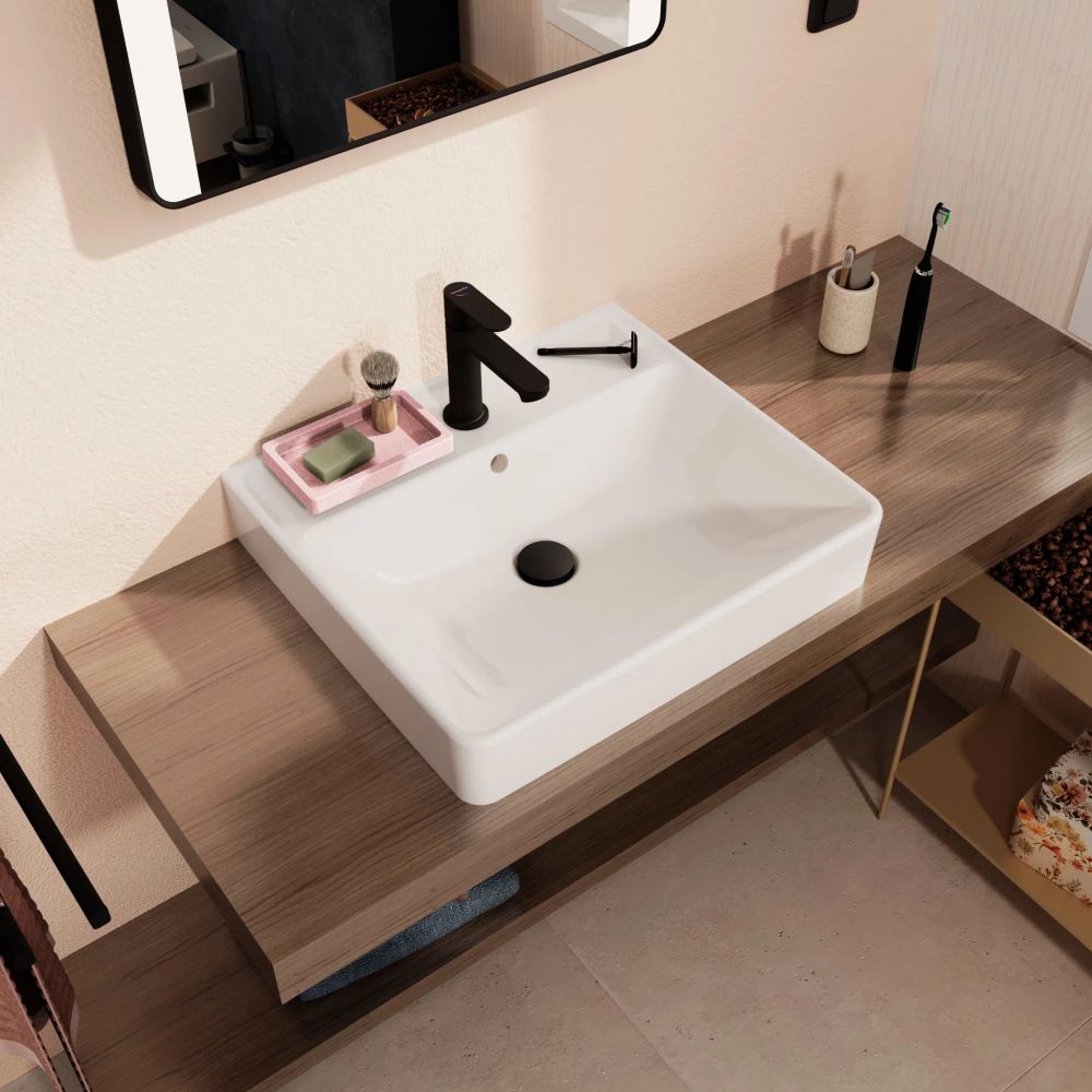Раковина підвісна Hansgrohe Xanuia Q 55 см білий глянцевий 60238450