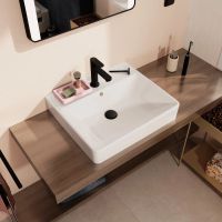 Раковина підвісна Hansgrohe Xanuia Q 55 см білий глянцевий 60238450
