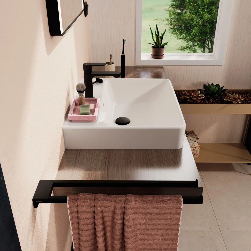 Раковина підвісна Hansgrohe Xanuia Q 55 см білий глянцевий 60238450
