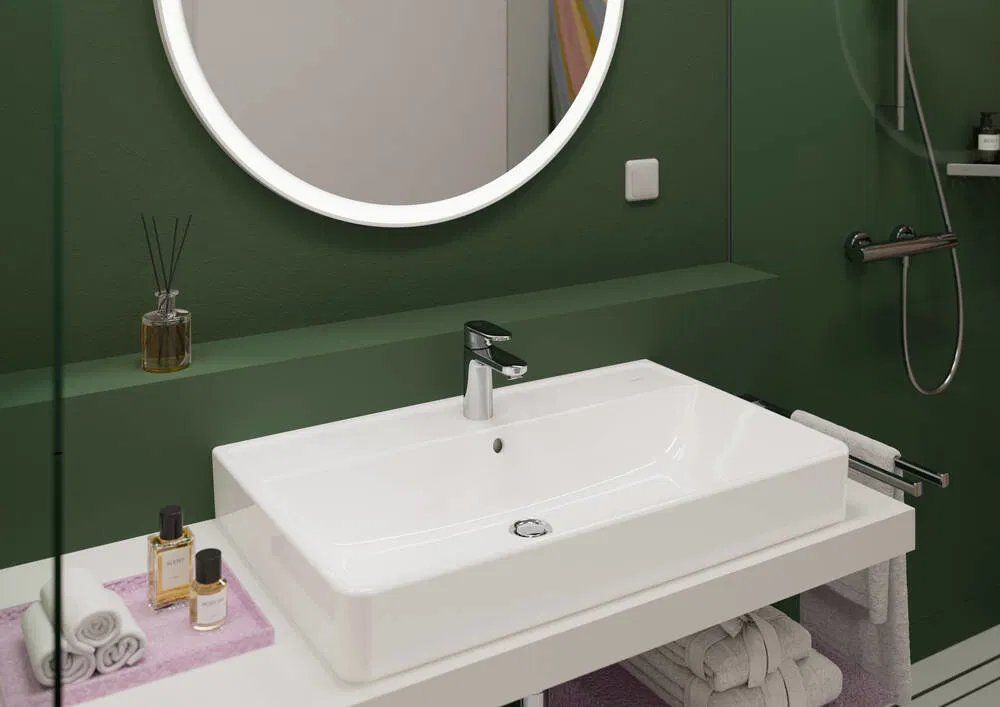 Раковина підвісна Hansgrohe Xanuia Q 80 см білий глянцевий 60250450