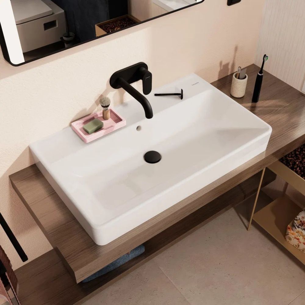 Раковина підвісна Hansgrohe Xanuia Q 80 см білий глянцевий 60251450