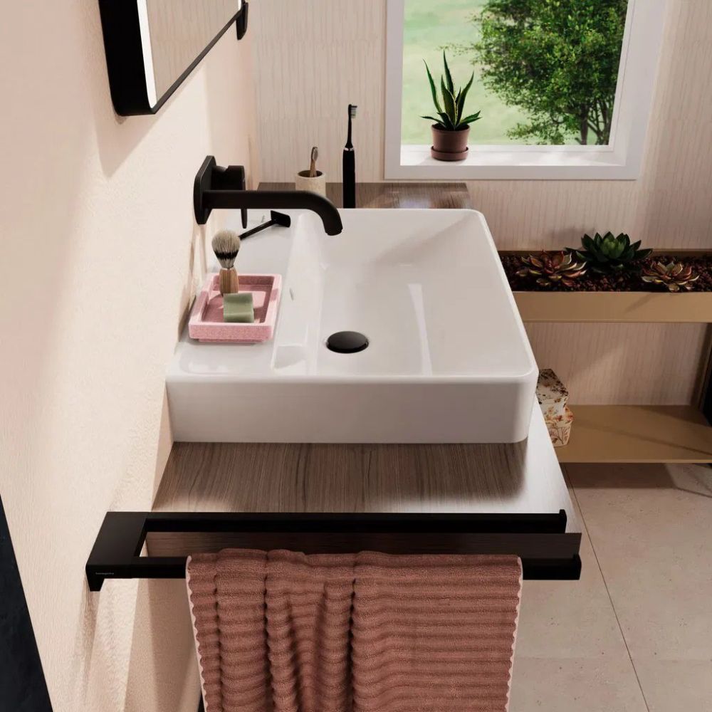 Раковина підвісна Hansgrohe Xanuia Q 65 см білий глянцевий 60254450