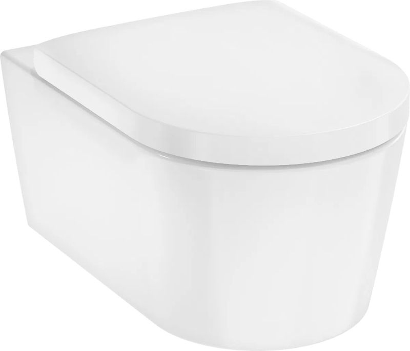Унітаз підвісний Hansgrohe EluPura S білий глянцевий 60292450 з сидінням SoftClose