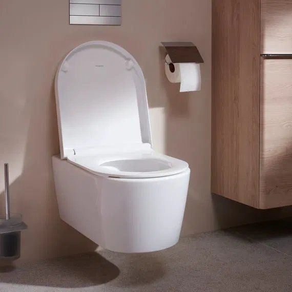 Унітаз підвісний Hansgrohe EluPura S білий глянцевий 60292450 з сидінням SoftClose
