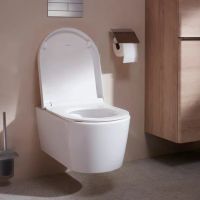 Унітаз підвісний Hansgrohe EluPura S білий глянцевий 60292450 з сидінням SoftClose